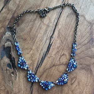 ViVI Elegant Blue Rhinestone Necklace